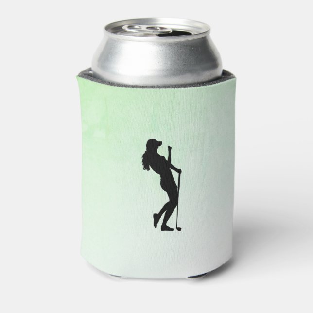 Ladys Golf Green Dosenkühler (Kanne Rückseite)