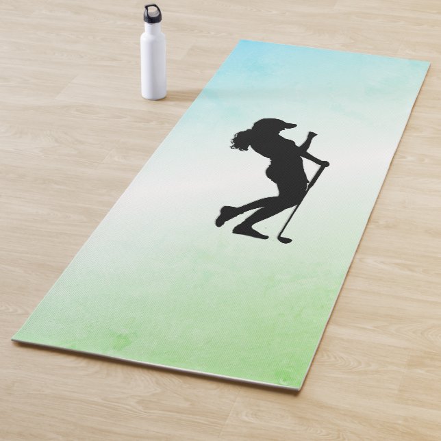 Ladys Golf Green Yogamatte (Beispiel)