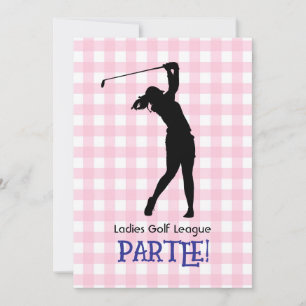 Ladys Golf League Celebration 12x18 Einladung