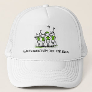 Ladys Golf League Hat - Clubname Truckerkappe