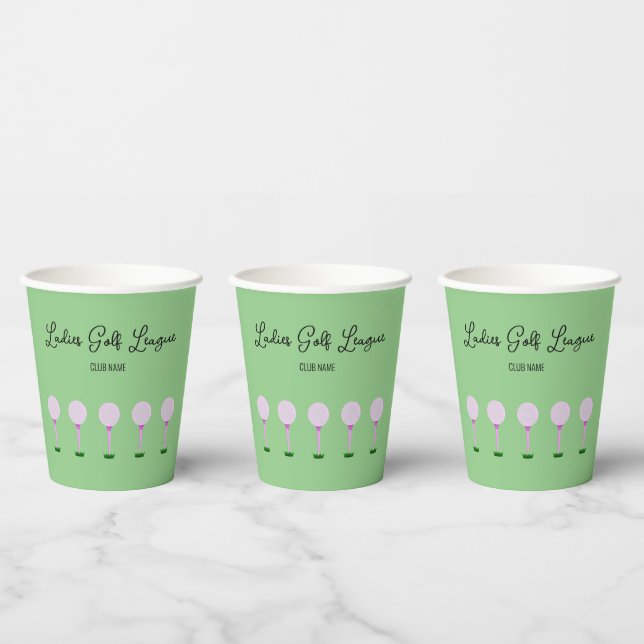 Ladys Golf League Paper Cup Pappbecher (Multi)