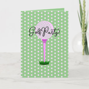 Ladys Golf League Party Einladung