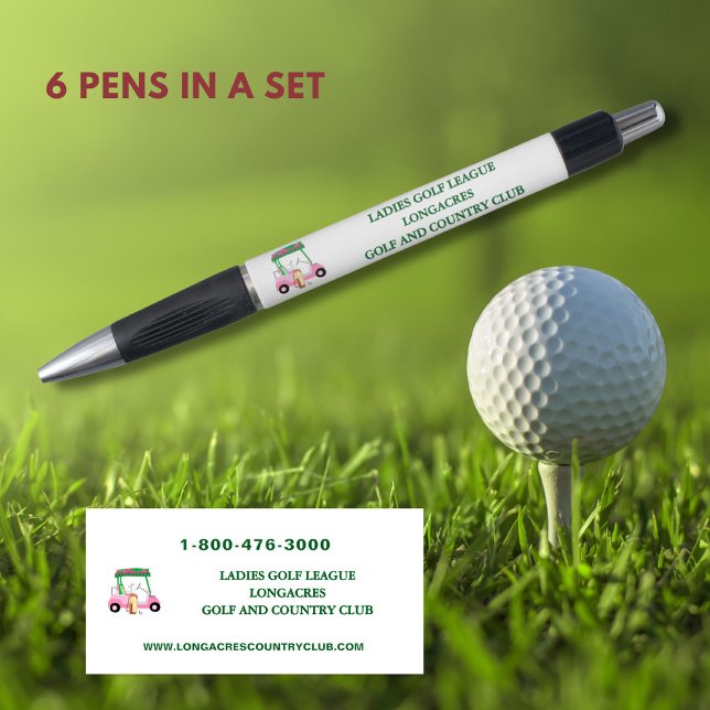 Ladys Golf League Pink Chat Logo Website Telefon Kugelschreiber (Von Creator hochgeladen)