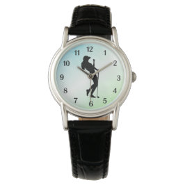 Ladys Golf Watch mit schwarzen Zahlen Armbanduhr