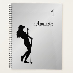 Ladys Golfer Personal Planer