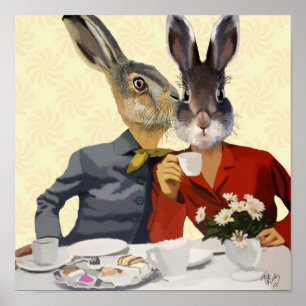 Ladys Gossiping Poster