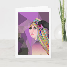 Lady's Got Crow LeeMarie's Creative Design Card Karte