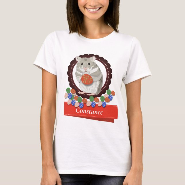 Ladys Hamster Oaster T-Shirt (Vorderseite)