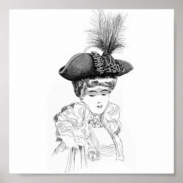 Ladys' Hat Poster (Vorne)