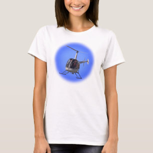 Ladys Helicopter T - Shirt Cool Chopper T-Shirts