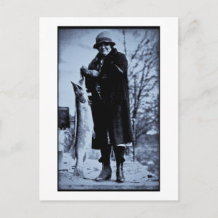 Ladys holen die Großen! Postkarte