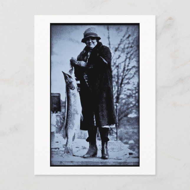 Ladys holen die Großen! Postkarte (Vorderseite)