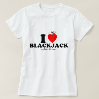 Ladys I LiebeBlackjackspitze T-Shirt