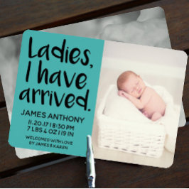 Ladys, ich bin angekommen ankündigung