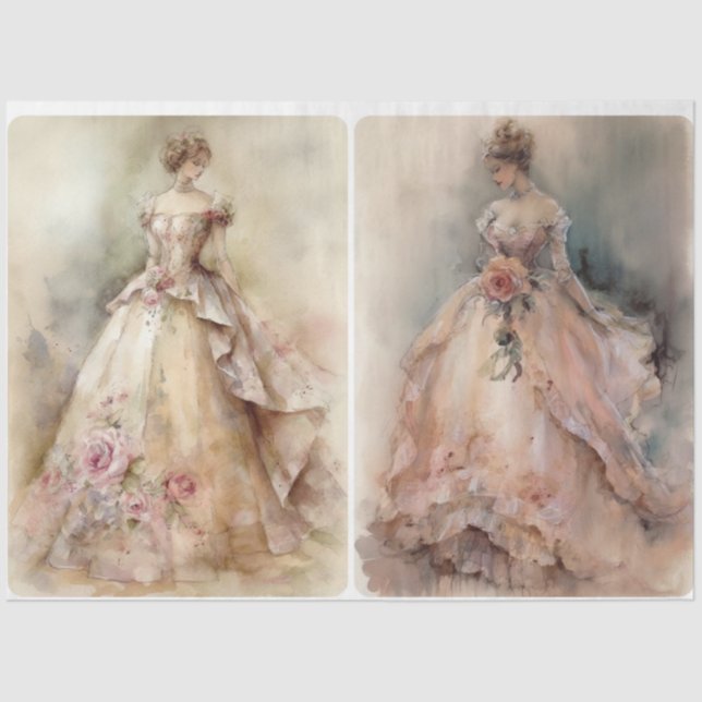 Ladys in Wart Seidenpapier (Vorderseite)