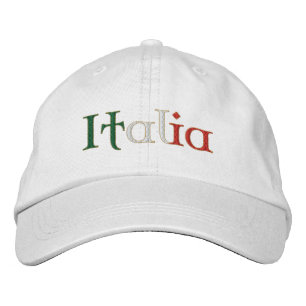 Ladys Italia hat für Calcio Fans Italien Fußball Bestickte Kappe