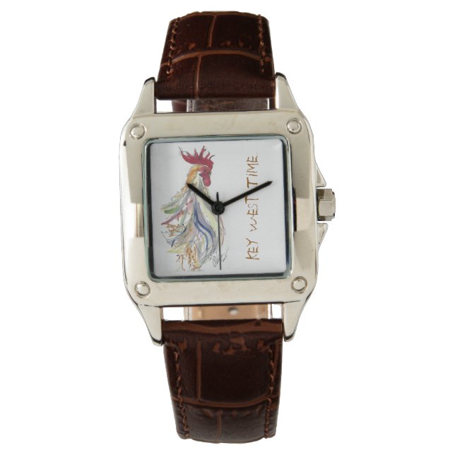 Ladys Key West Rooster Watch Armbanduhr (Vorderseite)