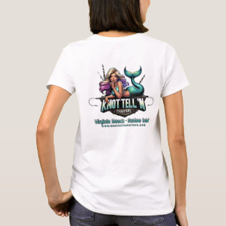 Ladys Knot Telln Mermaid Logo T - Shirt