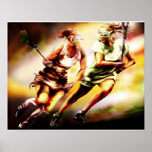 Ladys Lacrosse Poster (Vorne)