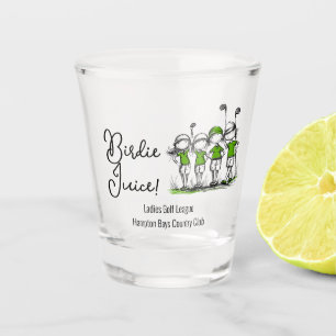 Ladys League Golf Club Mitglied Birdie Shot Glass Schnapsglas