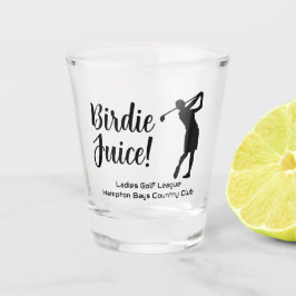 Ladys League Golf Club Mitglied Birdie Shot Glass Schnapsglas