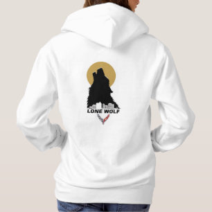 Ladys Lone Wolf Hoodie