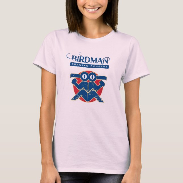Ladys Long Sleeve (Angepasst) - Birdman Brewing T-Shirt (Vorderseite)
