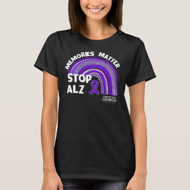 Ladys Longest Day Alzheimer's Association 2024 T-Shirt (Vorderseite)