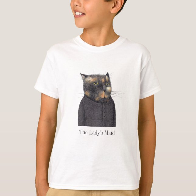 LADY'S MAID CAT Boys' Basic T - Shirt (Vorderseite)