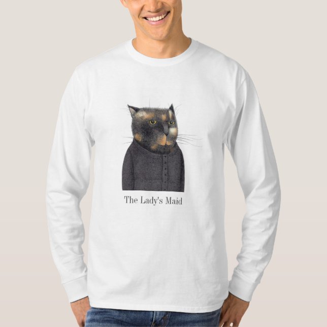 LADY'S MAID CAT Men's Basic Long Sleeve Shirt (Vorderseite)