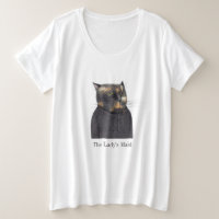 LADY'S MAID CAT Women's Plus Size T - Shirt