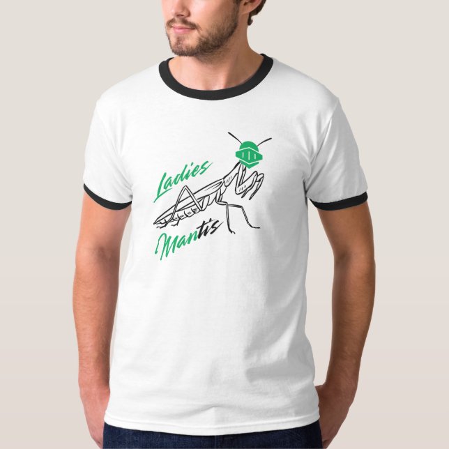 Ladys Mantis Men's T - Shirt - Funny Praying Manti (Vorderseite)