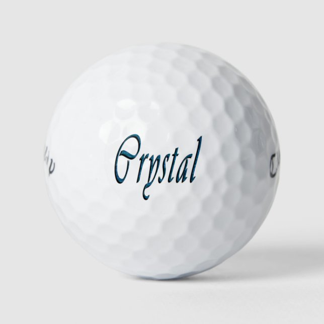 Ladys namens Crystal, Golfball (Vorderseite)
