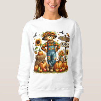 Ladys Niedlich Herbst Sweatshirt