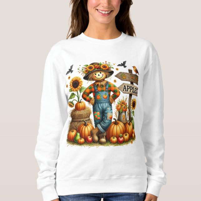 Ladys Niedlich Herbst Sweatshirt (Vorderseite)