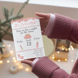 Ladys Night Bachelorette Einladung