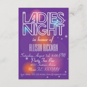 Ladys Night Einladungs-Design Einladung