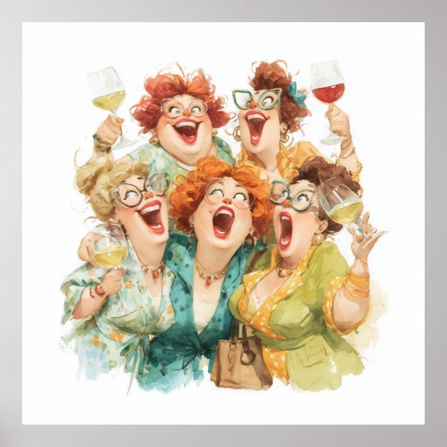 Ladys Night Laghter Poster (Vorne)