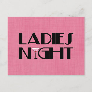 Ladys Night Postkarte