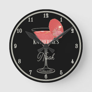 Ladys Nook Snug She Shake Wall Clock Runde Wanduhr