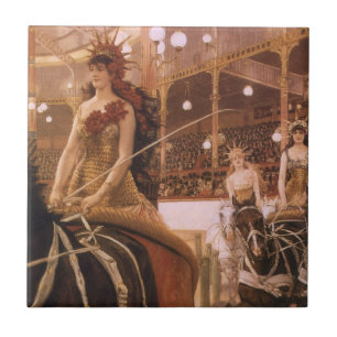 Ladys of the Cars (alias Circus) von James Tissot Fliese