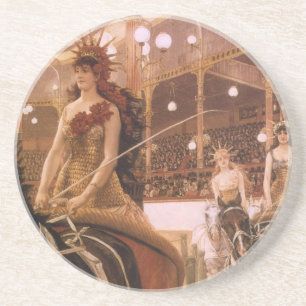 Ladys of the Cars (alias Circus) von James Tissot Getränkeuntersetzer