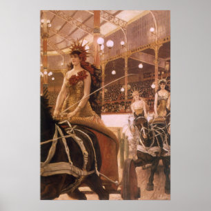 Ladys of the Cars (alias Circus) von James Tissot Poster