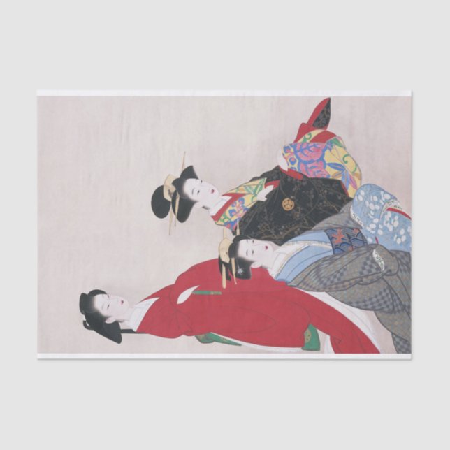 Ladys of the Warrior Class von Yamaguchi Soken Seidenpapier (Vorderseite)