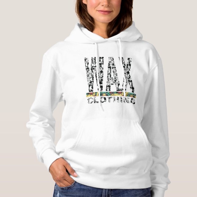 Ladys Old school hip hop hoodie - Wachskleidung (Vorderseite)