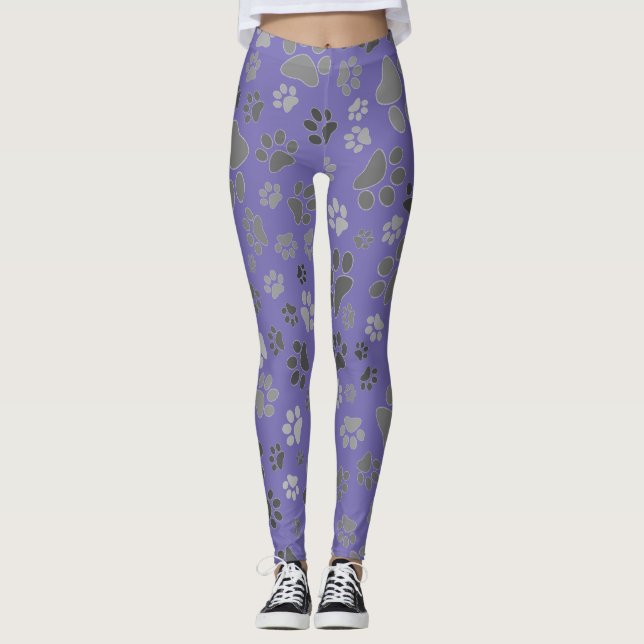 Ladys Paw Print Leggings (Vorderseite)