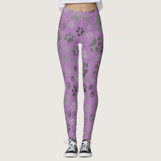 Ladys Paw Print Leggings