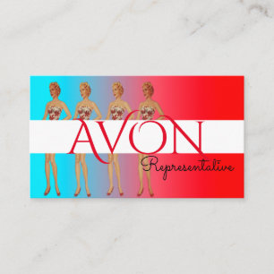 Ladys Personalisiert Avon Visitenkarte