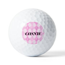 Ladys Pink Raute Golf Balls