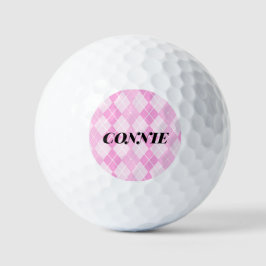 Ladys Pink Raute Golf Balls Golfball